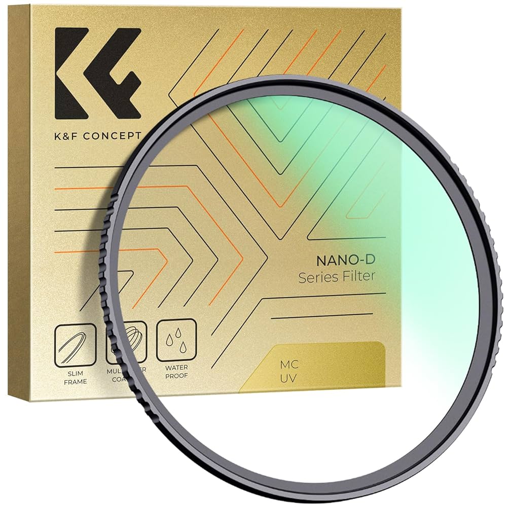 Amazon | K&F Concept 86mm レンズフィルター 高透過率 極薄 撥