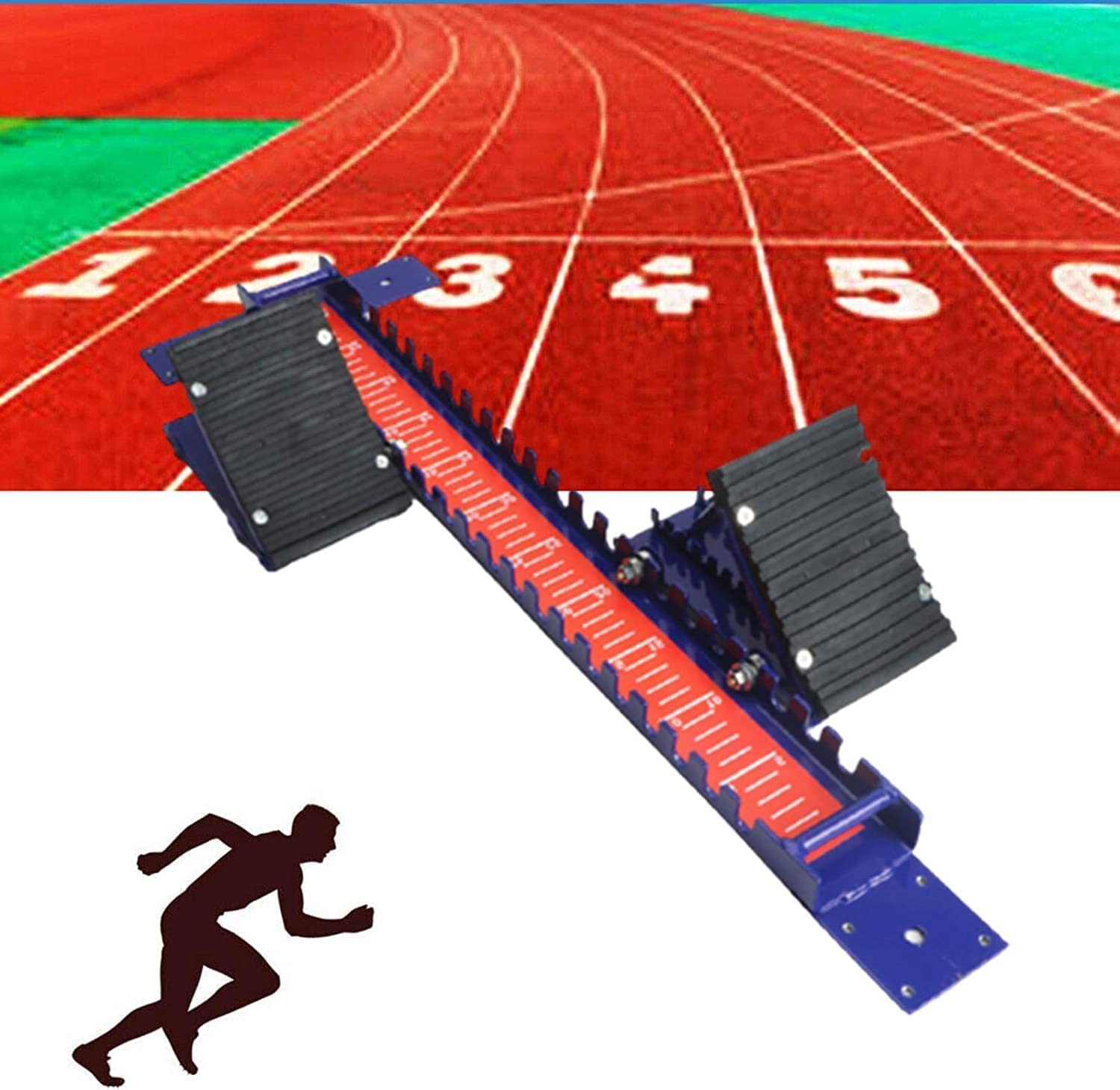 COYEUX Competition Starting Block, Starting Block Athletics Track, With Standard Pedals and Strong Grip For High Intensity Training