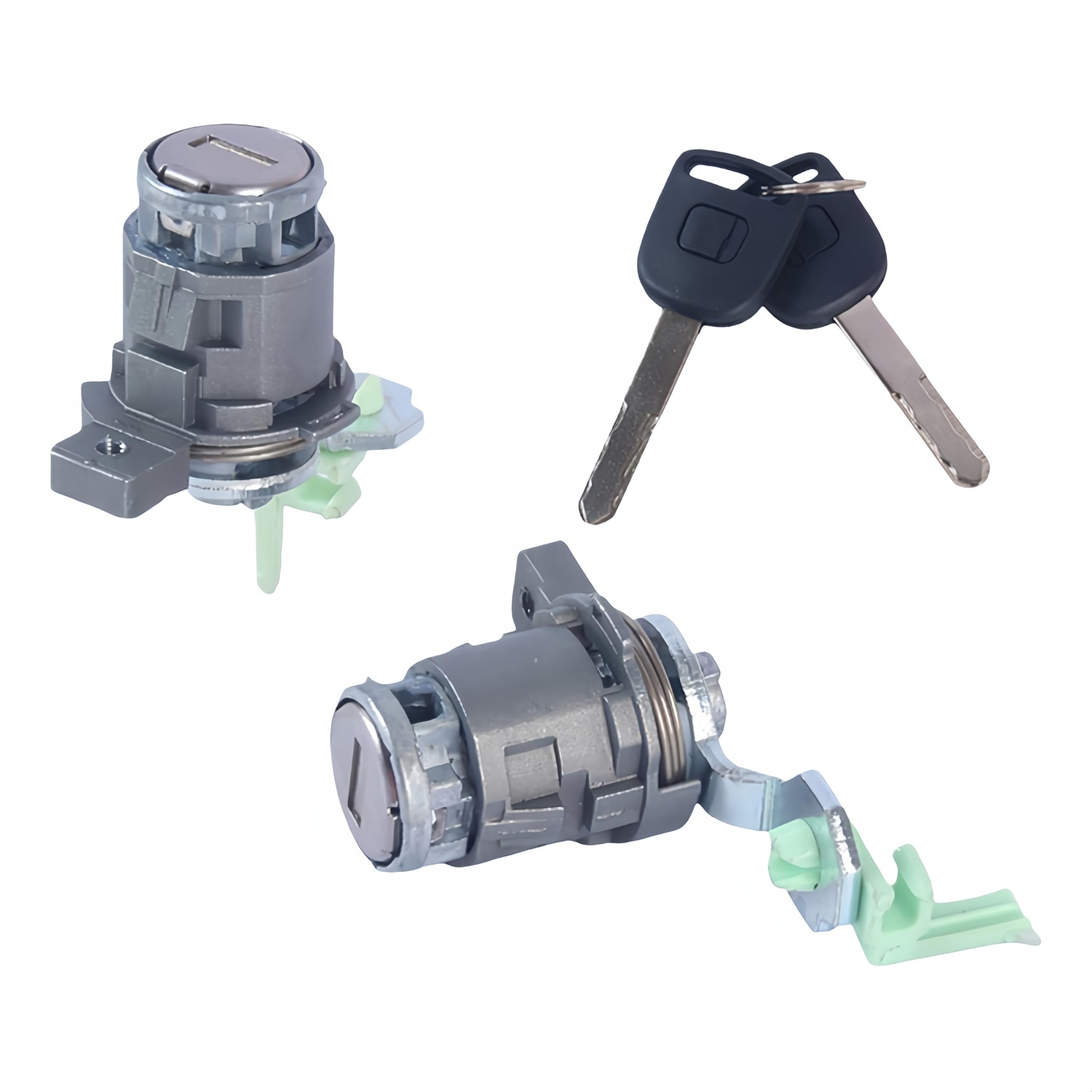 Door lock cylinder with key, Compatible with Honda 1998-2002 Accord, 2001-2005 Civic, 1999-2004 Odyssey, 2000-2009 S2000, 2002-2006 CR-V, 2003-2011 Element, Replace OE 72145-S73-003 72146-S73-003