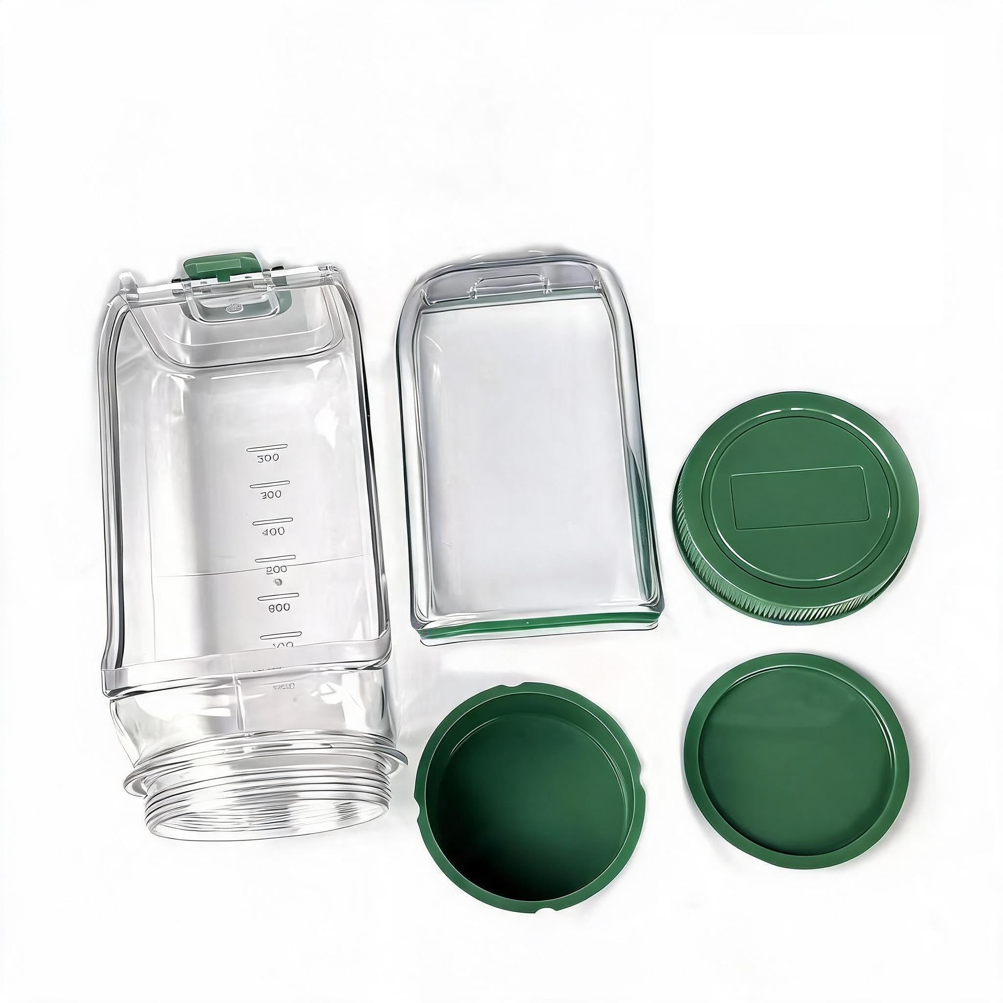 GarveeLife Reusable Leakproof Mason Jar Salad Containers
