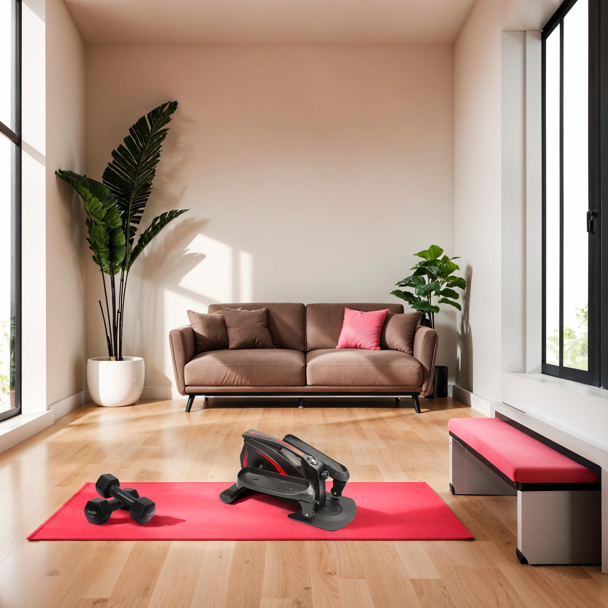 GLOBAL RELAX® | Steppers | Pedalatore Portatile | Piattaforme per Il Fitness I Tapis roulant I Fitness Stair Climber I Bicicletta Eliptica | Cyclette | Indoor | Allenamento Domestico