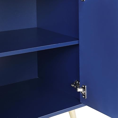 Miniatura 6 de LUMISOL Centro de entretenimiento, mesa consola multimedia, soporte de TV moderno para TV de más de 60 pulgadas, gabinete de consola de TV con