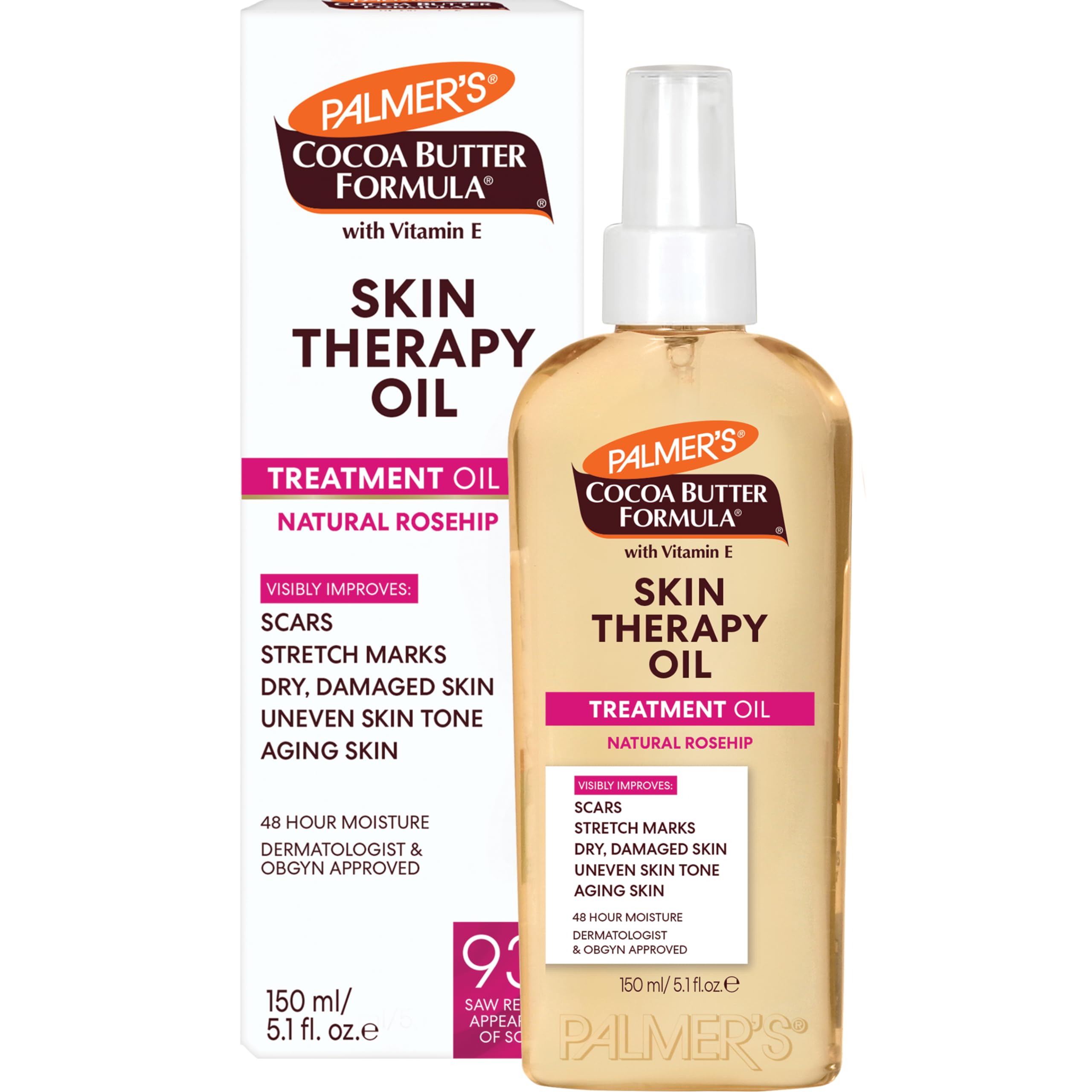 Palmer's Formula Skin Therapy Oil with Vitamin E Rosehip, Cocoa Butter, 5.1 Fluid Ounce