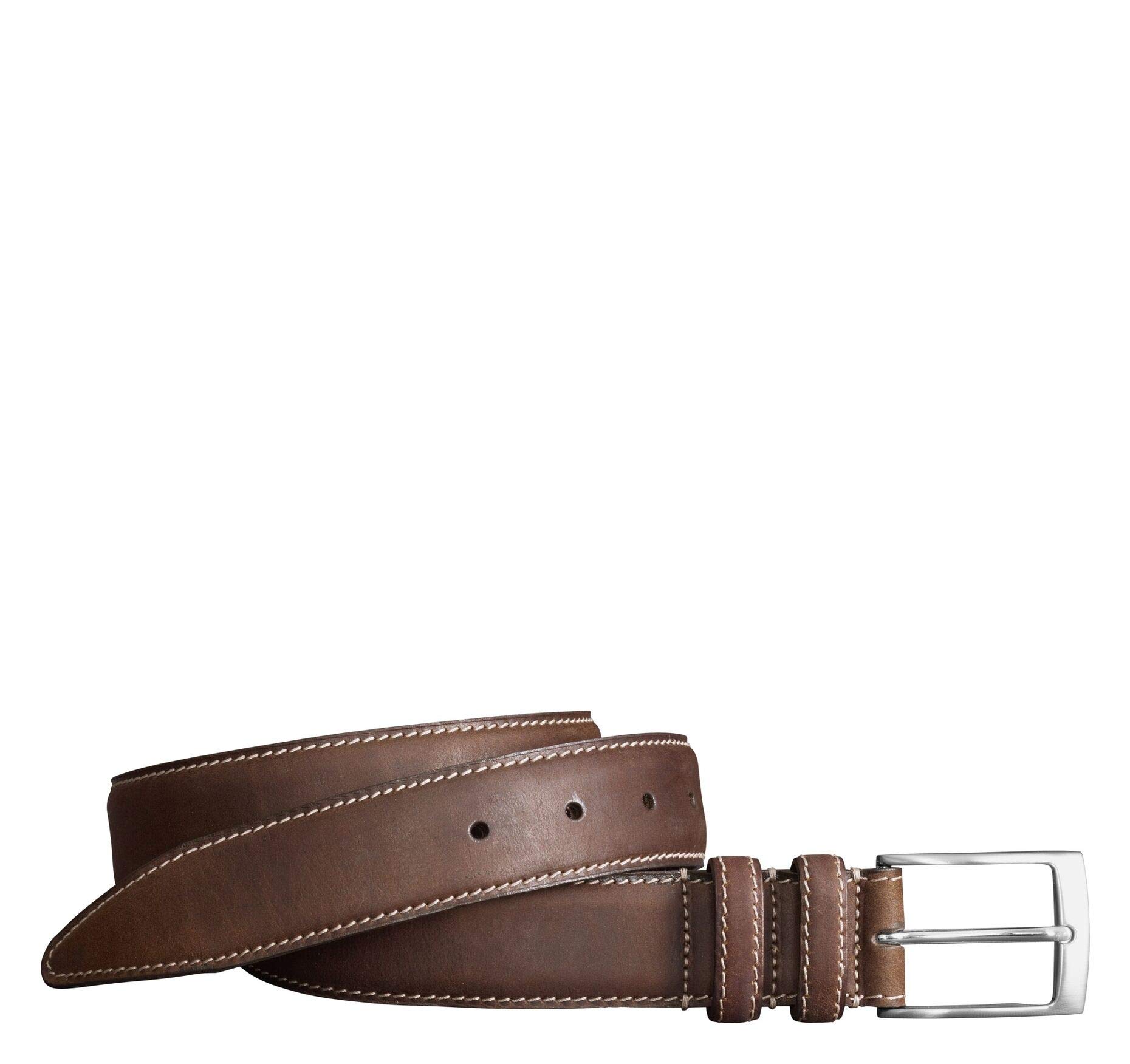 Johnston & Murphy Mens New Distressed Topstitched Tan 38 One Size