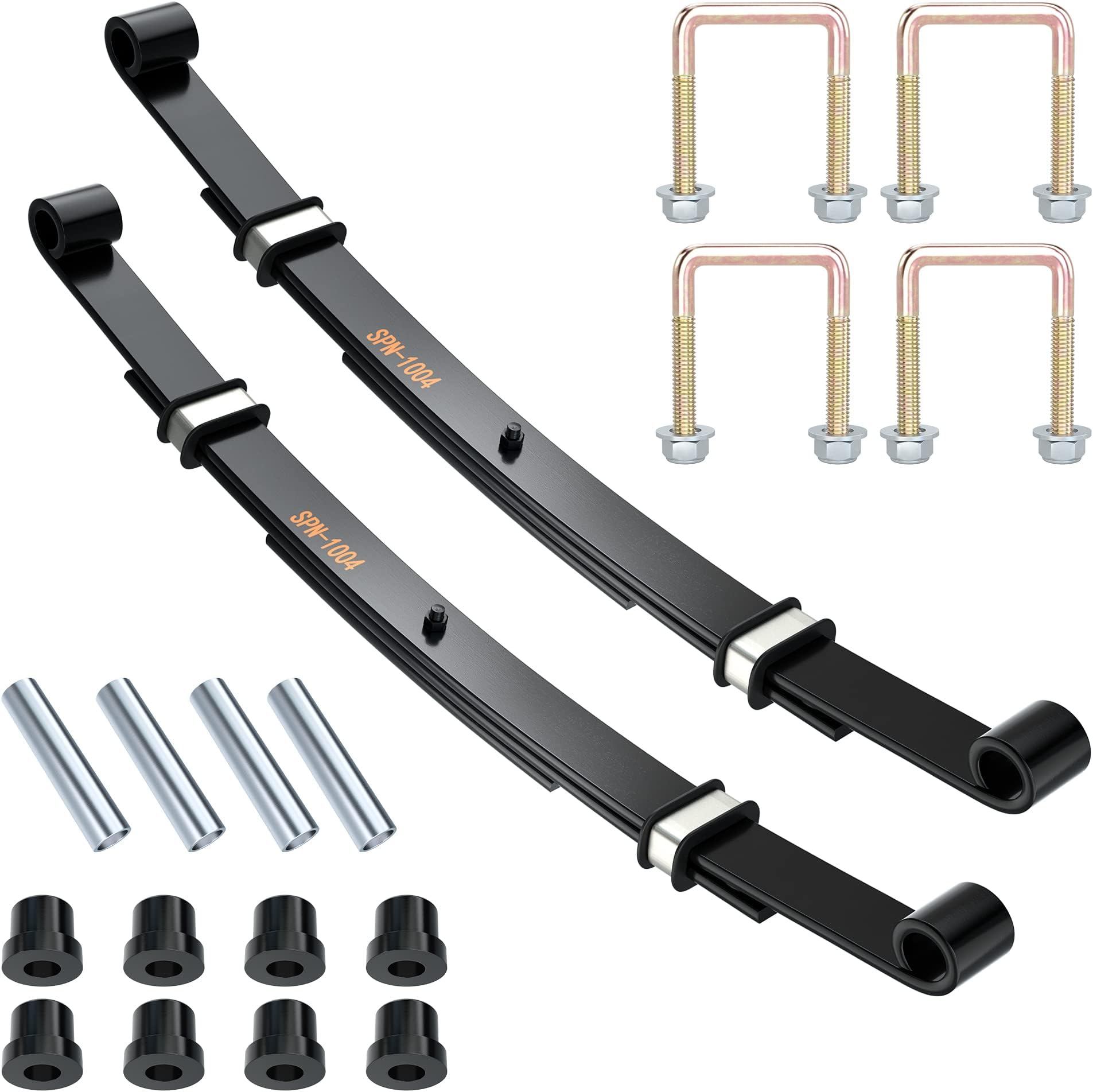 Amazon.com: 10L0L Golf Cart 3 Leaf Rear Spring Kit for EZGO TXT ...