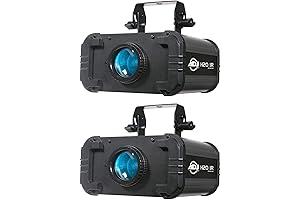 American DJ H2O IR LED Liquid-Like Flowing Water Effect Light Projector (Pack of 2)