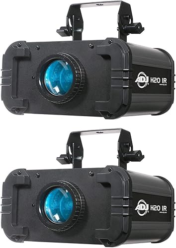 Nuevo AMERICAN DJ H2O IR LED agua flujo brillante 5 colores efecto de luz con soporte 2 unidades