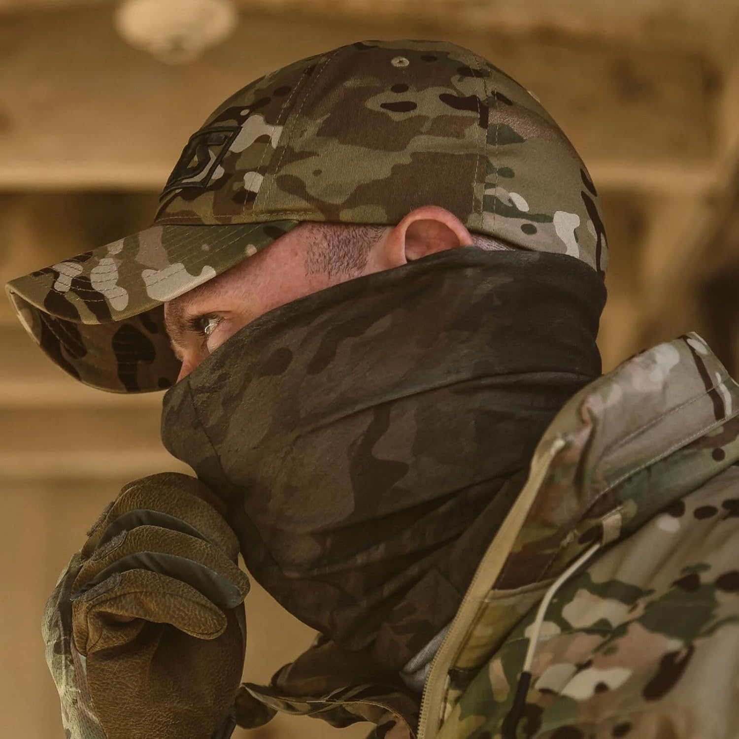 VIKTOS Men's Tiltup Tactical Hat - Adjustable Casual Pre-Curved Mid-Profile Baseball Cap with 3D Embroidered Logo - Image 7