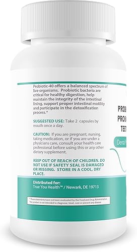 Miniatura 3 de Probióticos Bright Teeth Cápsulas - Nuestros mejores probióticos dentales Soporte de dientes blancos - Probióticos dentales Blanqueamiento brillante