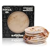 Tipicos Nokal Frozen Cheese Pupusas, Authentic Salvadoran Pupusas Frozen Meal, Vegetarian Frozen Breakfast Foods, 10 Count, 50 oz Family Pack