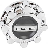 Genuine OEM Ford F-250 F-350 2017-2020 Chrome/Black Center Wheel Hub Cap HC3Z1130J Front/Rear Fit