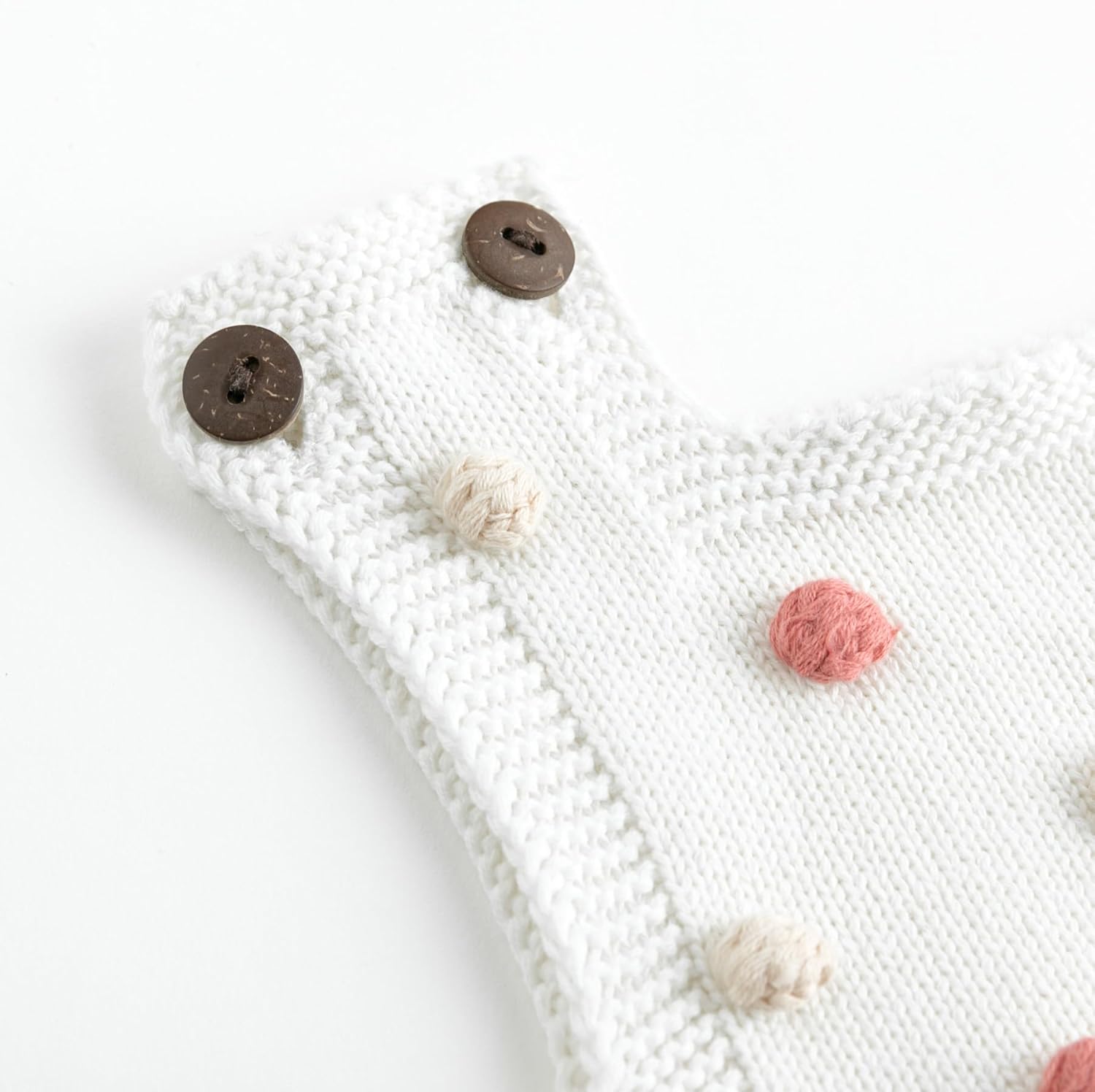 Simplee kids Baby Girl Knit Romper Fall Sleeveless Pompoms Rompers Newborn Little Girl Overall Jumpsuit Outfits