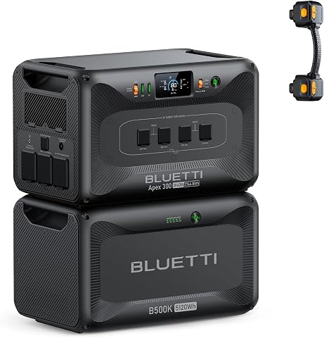 BLUETTI Apex 300 Portable Power Station with B500K Expansion Battery