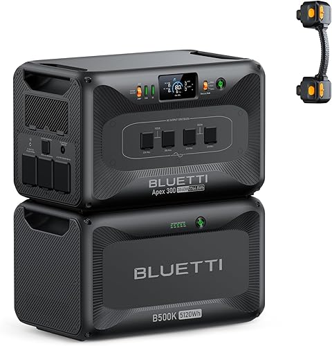 Miniatura 12 de BLUETTI Apex 300 - Estación de energía portátil, generador solar de 2764.8 Wh con batería de reserva con 6 salidas de CA de 3840 W