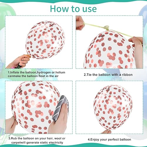 Vista 67 de Globos morados y dorados, 50 globos morados dorados y blancos de 12 pulgadas, globos morados metálicos, globos blancos y morados pastales para Negro