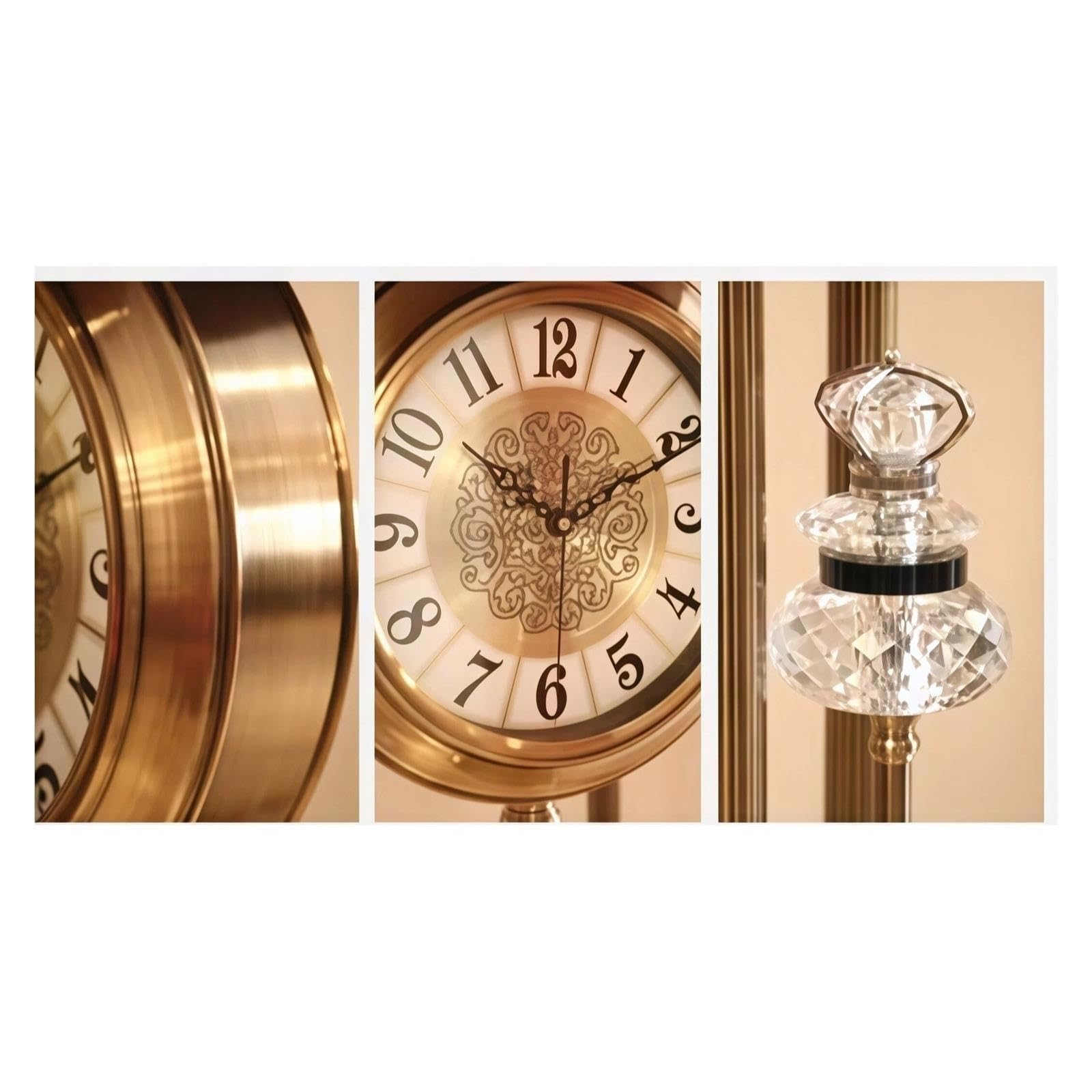 Reloj de Abuelo Reloj de pie de Metal con péndulo Europeo