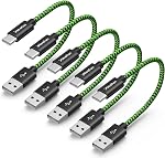 CLEEFUN USB A to USB C Cable 3ft, 5-Pack Fast Charging Type C Charger Cord | For iPhone 17 Series, for Samsung Galaxy, car charger, power bank, etc