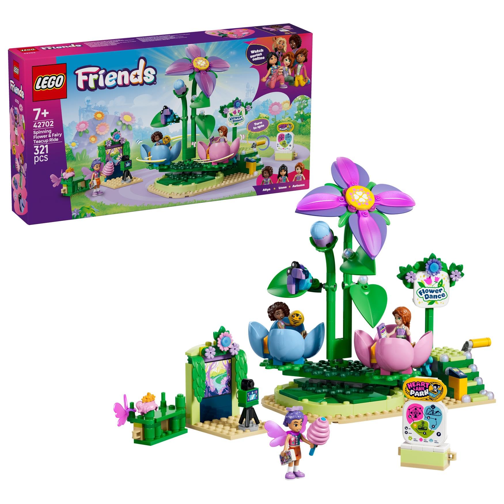 Lego Spinning Flower & Fairy Teacup Ride 42702