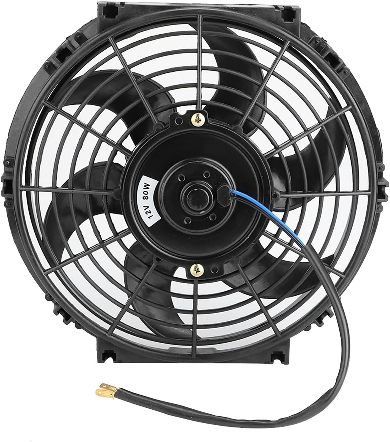 10in Electric Radiator Fan, ABS Material, Low Noise Slim Cooling Fan, 1500 CFM, Universal Fit for Most Cars and Radiators