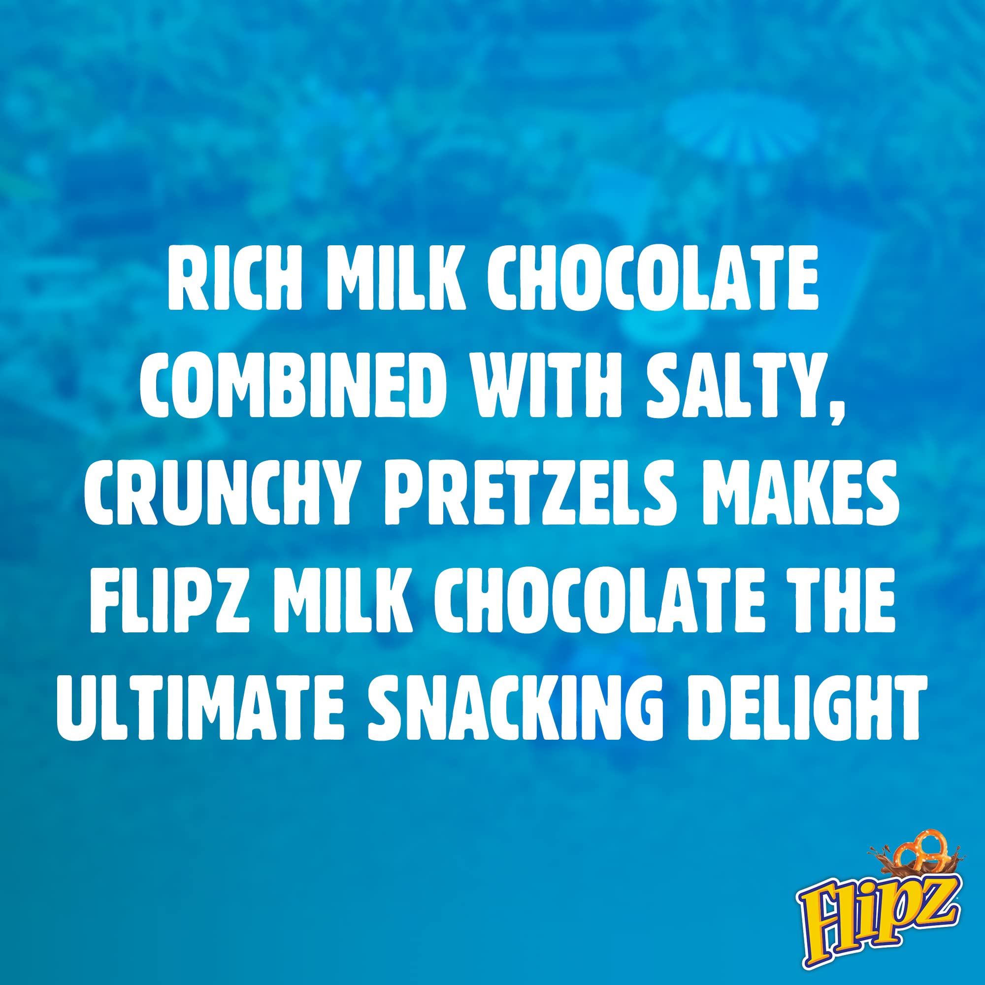 McVitie's Flipz Milk Chocolate Brezel, knusprige Salzbrezeln mit Milchschokolade, Salzgebäck mit süß-salzigem Geschmack für einzigartigen Knabberspaß, 1x90 g