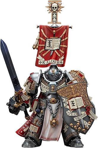 JOYTOY Warhammer 40,000 118 Figura de acción de los caballeros grises Kaldor Draigo Colección Modelo Navidad Regalo de cumpleaños