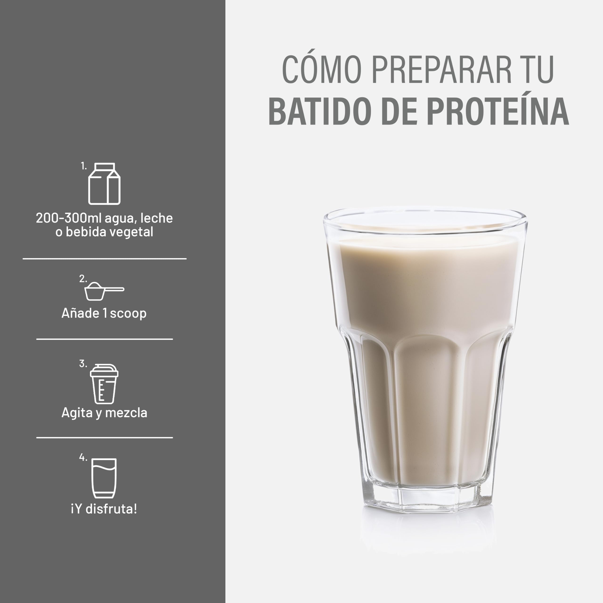 Beverly PURE WHEY | Concentrado Puro de Proteína de Suero Premim | Sin Aromas ni Colorantes | 1 Kg | 28 g de proteína por ración | 28 servicios | Con Digezyme y Tolerase