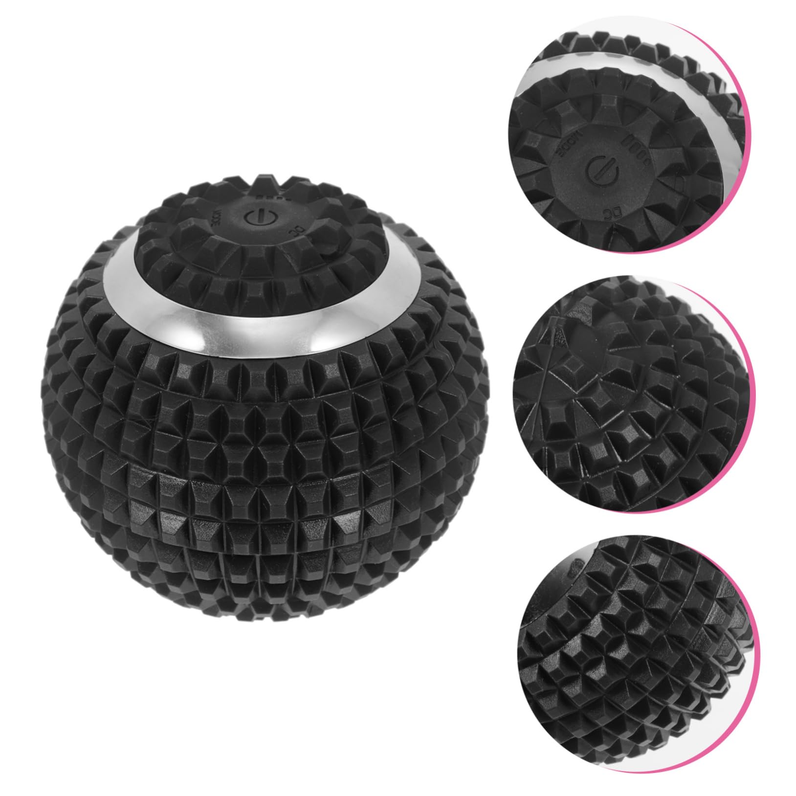 Balle De Massage Électrique Pour Musculaire Relaxation Sans Coutures Usage Après Yoga Et Sports Noire