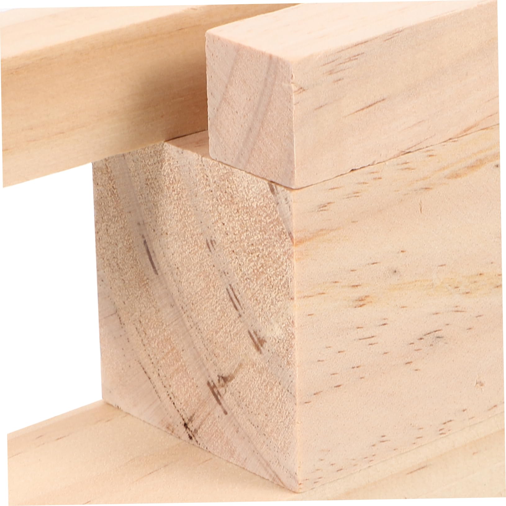 STOBOK 16 Stück Holzblöcke aus Synthetischem Material ohne Knoten Leicht zu Bemalen zum Schnitzen und Basteln für Anfänger und Erwachsene