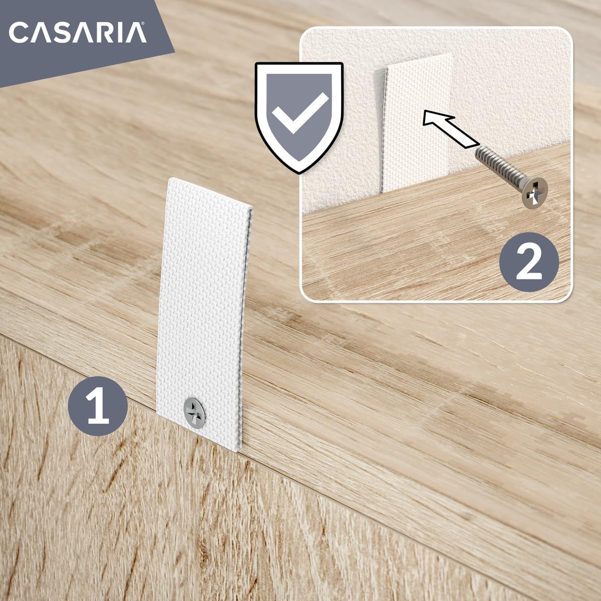 Casaria® Libreria Scaffale Vela 190cm 5 Ripiani Mobile Archiviazione Documenti Ufficio Soggiorno