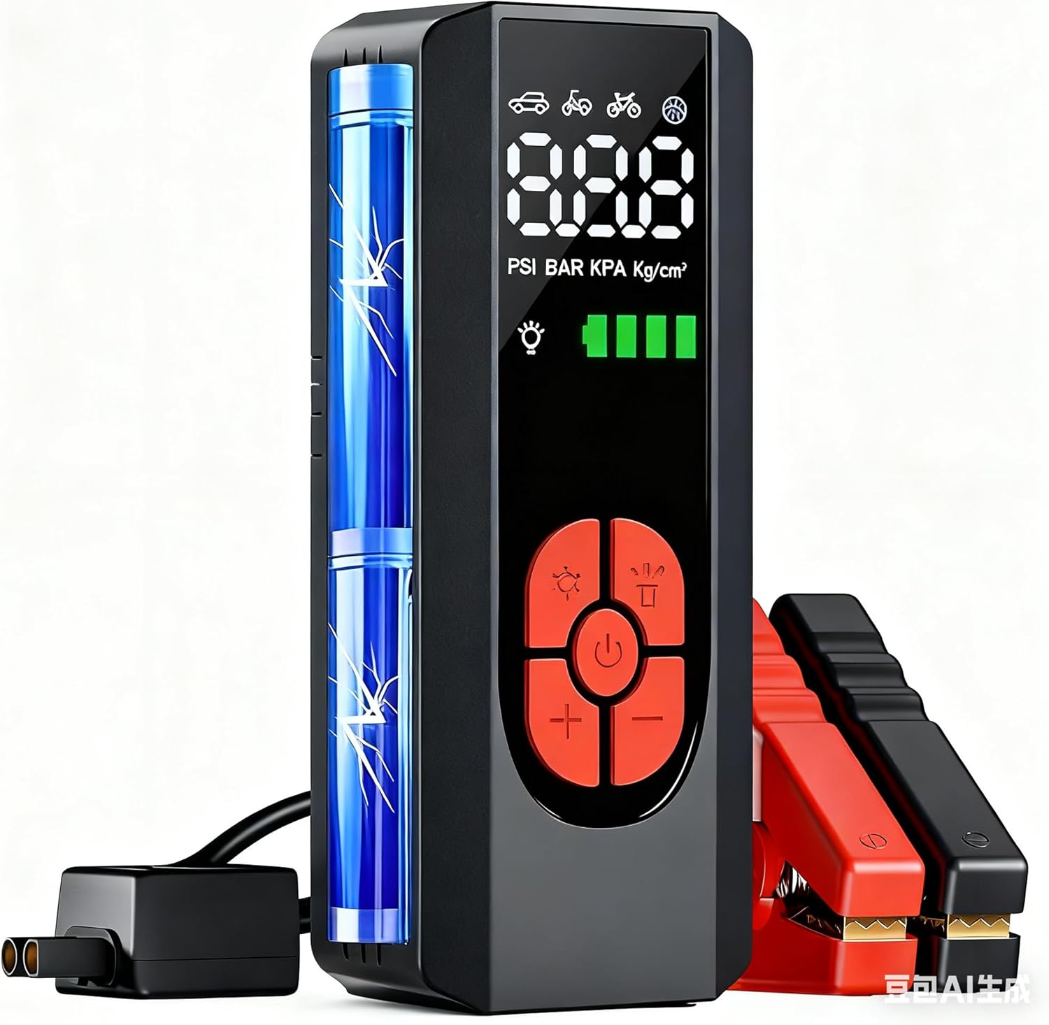Jump Starter, Car Battery Jump Starter, Battery Jumper Starter Portable Jump Box, 12V Portable Car Jump Starter with LED Light