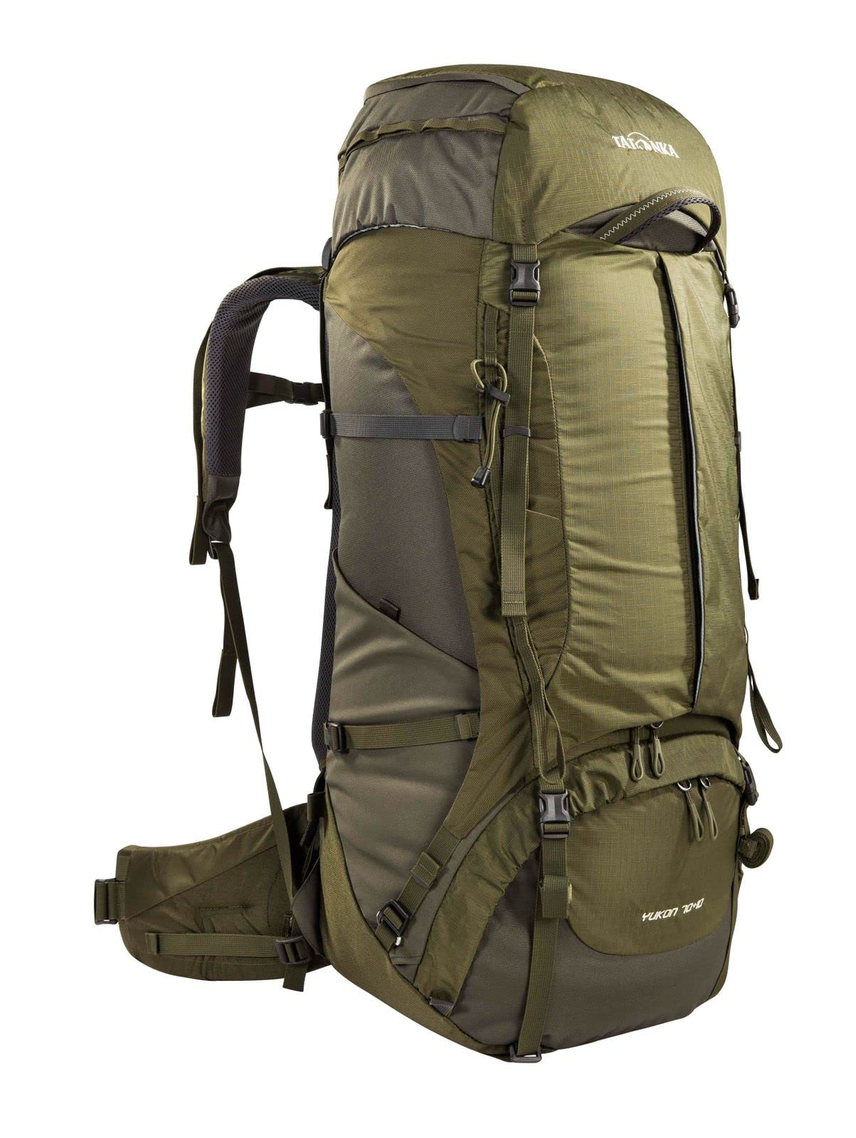 Tatonka Yukon 70+10 Polyester Trekking Backpack, 80 litres (Olive)-image-29