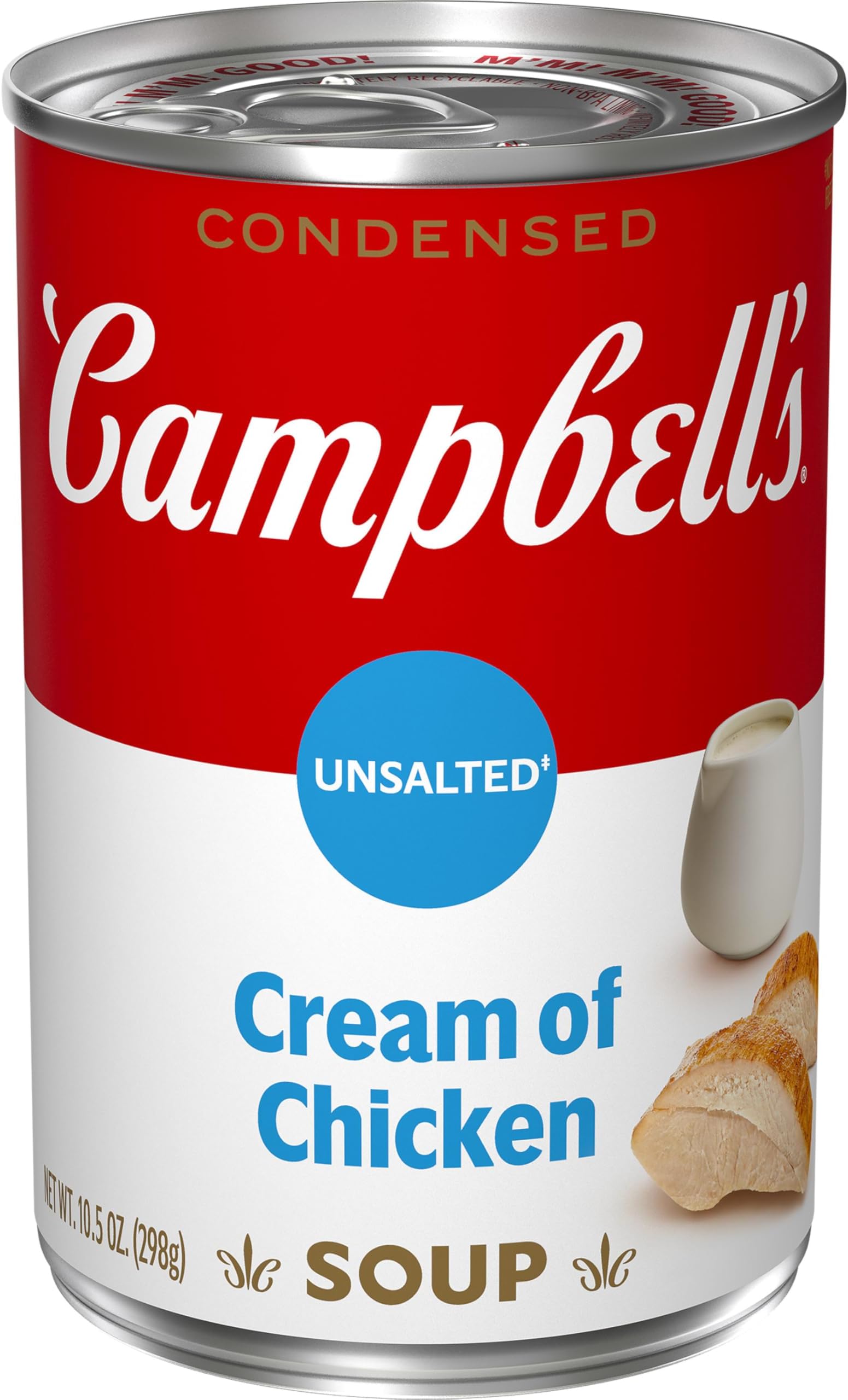 Condensed Unsalted Cream of Chicken Soup, 10.5 oz Can