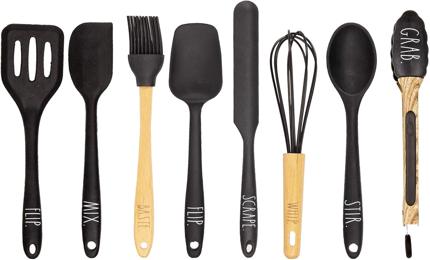 Rae Dunn Everyday Collection 8 Piece Mini Silicone Kitchen