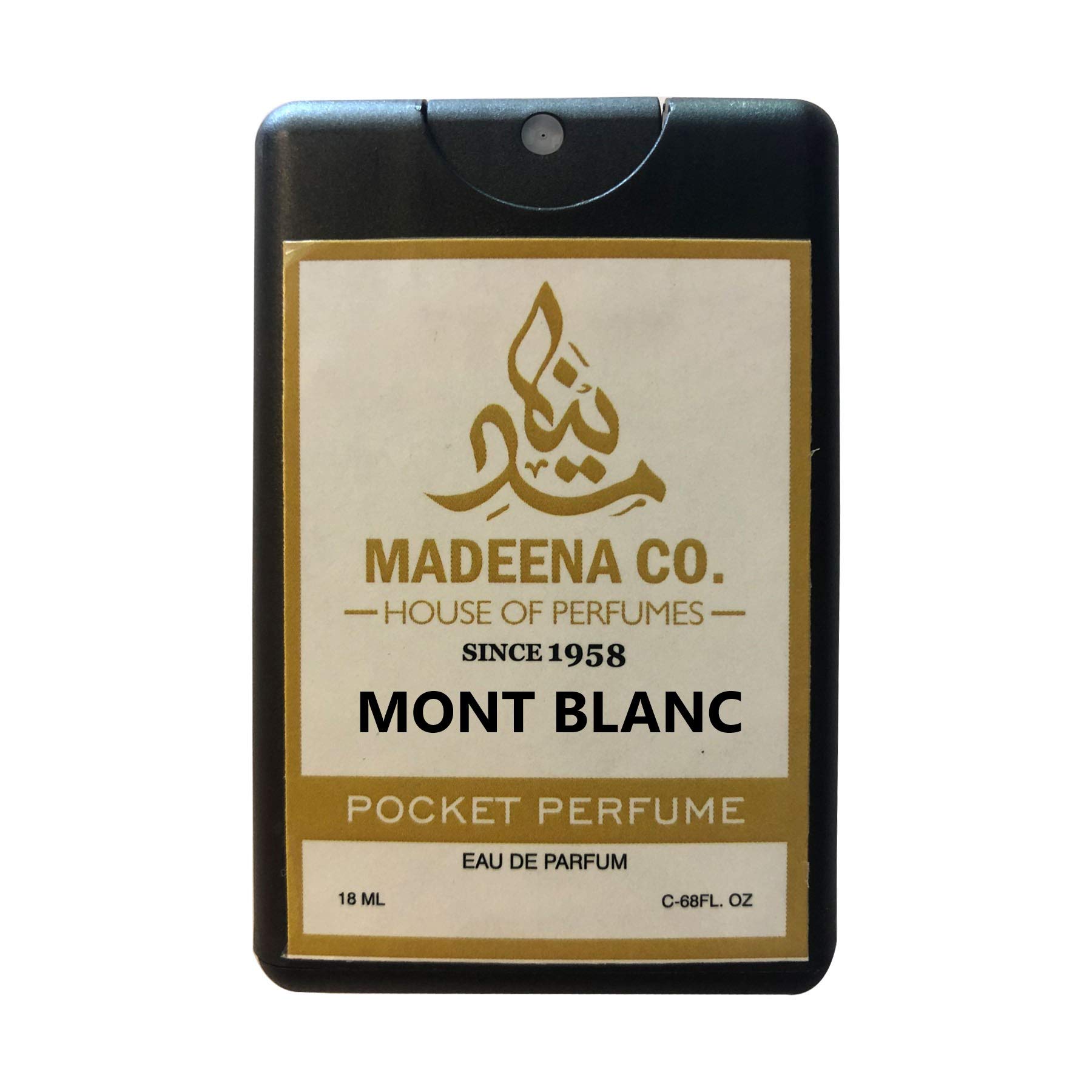Unisex Month Blanc Pocket Perfume 18ml, Long Lasting And Last Upto 24 Hours