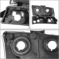 Vista 4 de DNA Motoring HL-OH-CS03-4P-BK-CL1 juego de faros delanteros para lado del chofer y acompañante