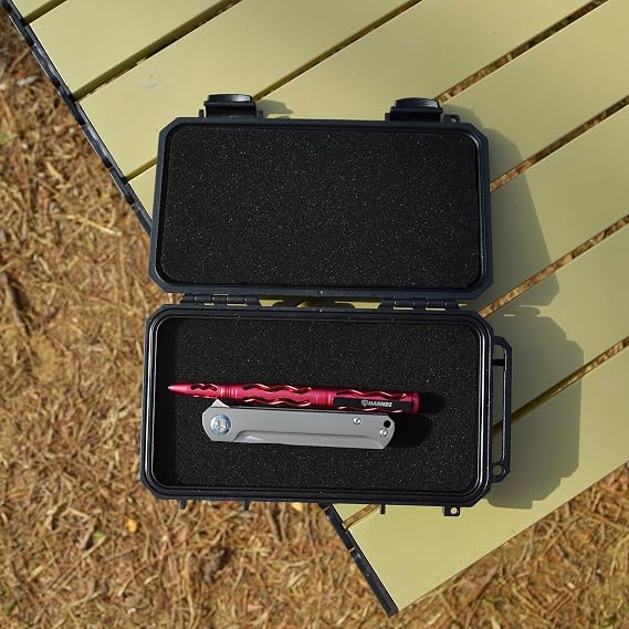 Harnds Waterproof Box Mini Hard Case Small Dry Box Waterproof Storage Case for Outdoor Sports Survival Equipment EDC Tools