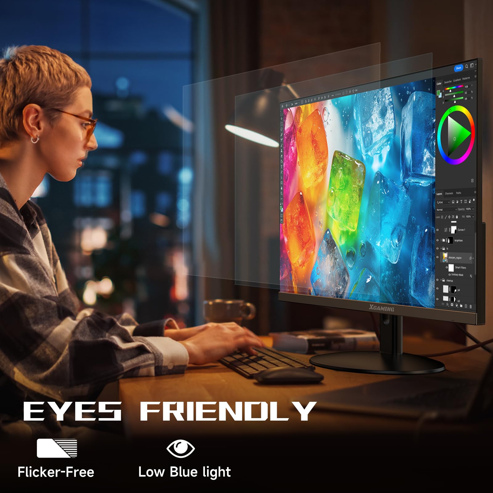 Amazon.com: XGaming 25 Inch Monitor, FHD 1080P 100Hz Ultra Thin