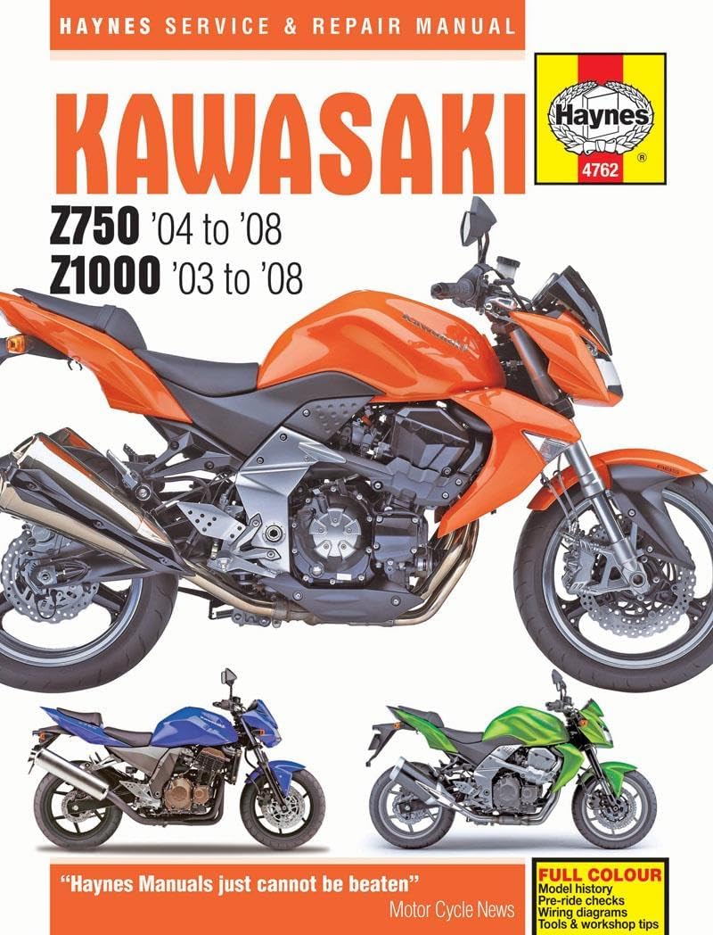 (SBSC) Kawasaki Z750 & Z1000, 03-'08 Technical Repair Manual