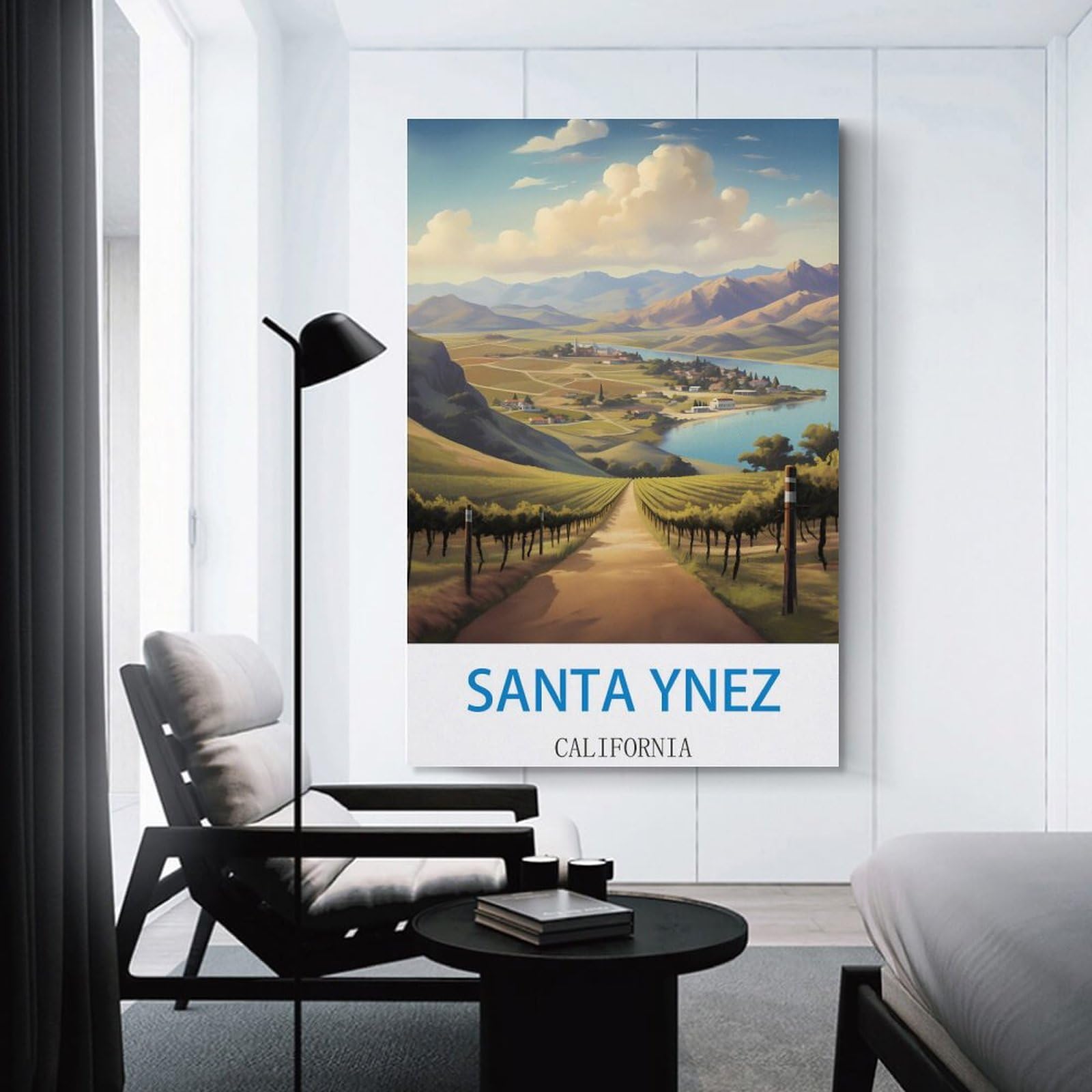 Amazon.com: Santa Ynez California Vintage Travel Posters Valley