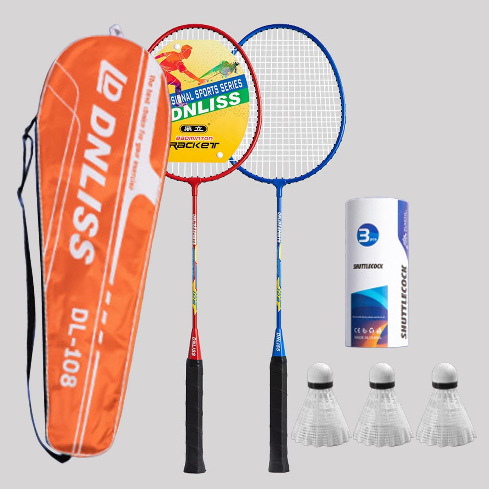 Juego de Raquetas de bádminton diseñado para niños Raqueta de bádminton Juegos al Aire Libre Diversión Padres Hijos Actividades Familiares