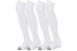 2 Pairs High Football Socks Sport Multiple Sizes Over the Knee Baseball...