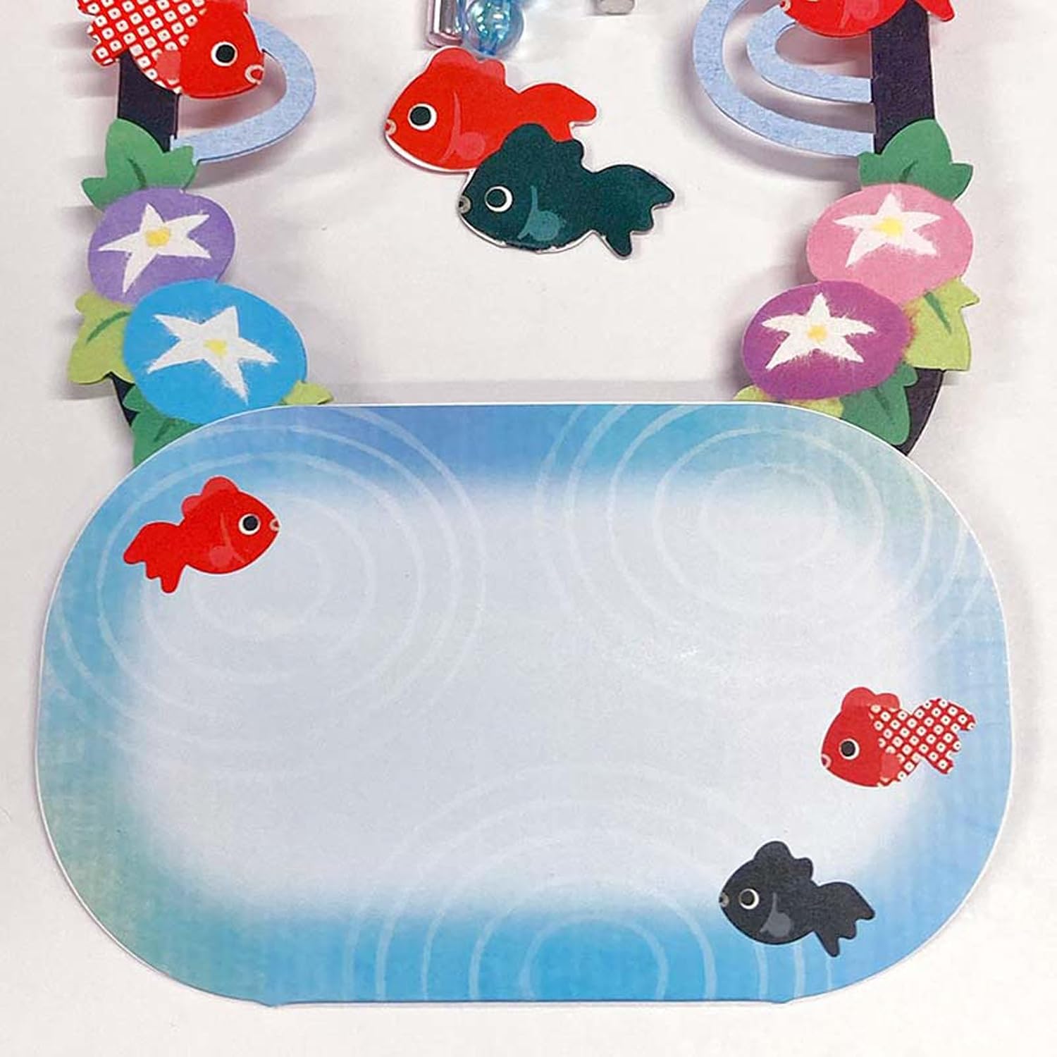 Sanrio JSP 86-5 689491 Message Card, Summer, Placed-Type Goldfish Wind Chime,