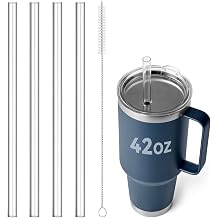 Replacement Straws Reusable for YETI Rambler 42 OZ Tumbler4 Pack