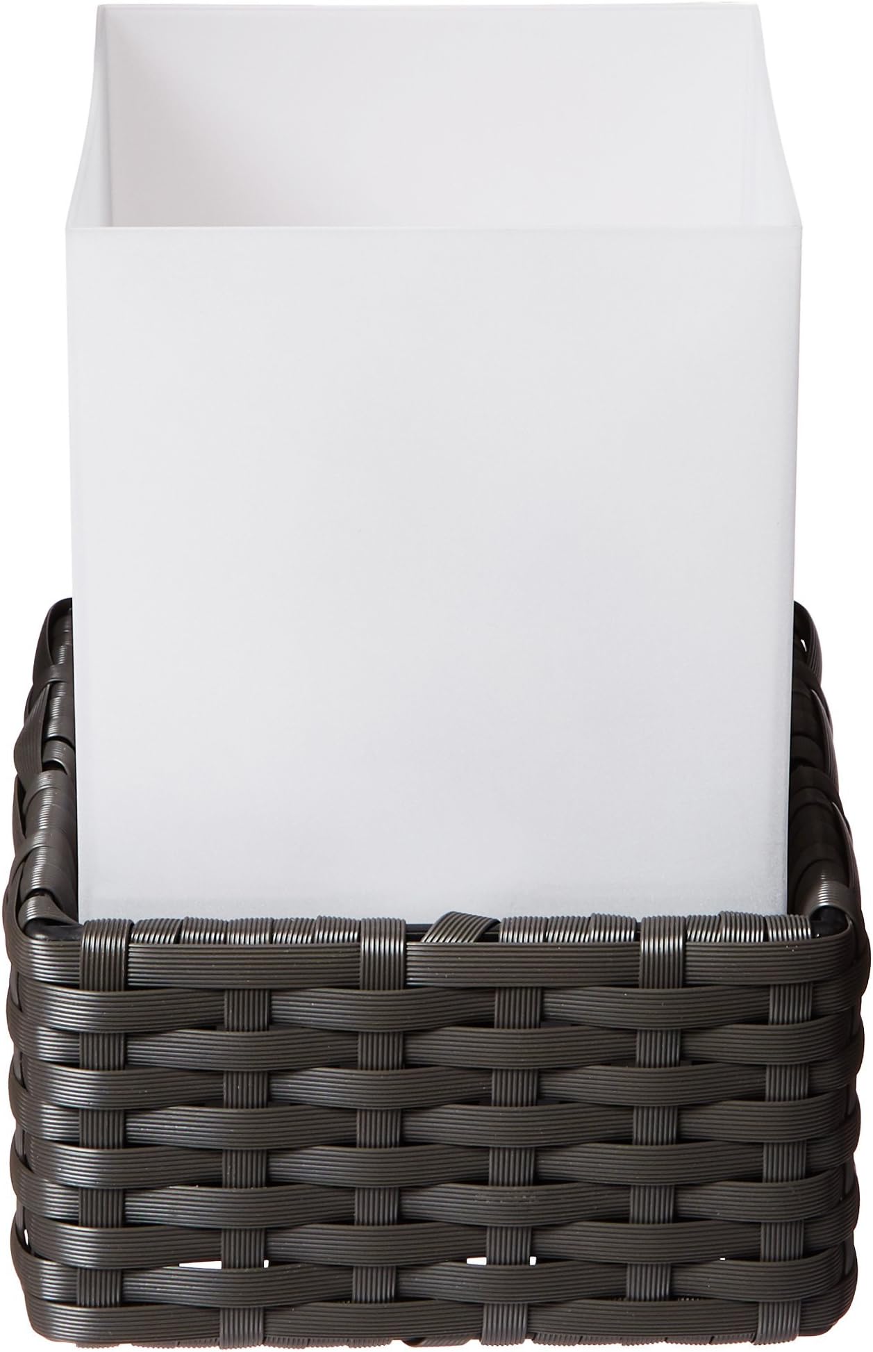 Solar Rattan Garden LED Light / Candle Light - Flickering Warm White Candle Glow