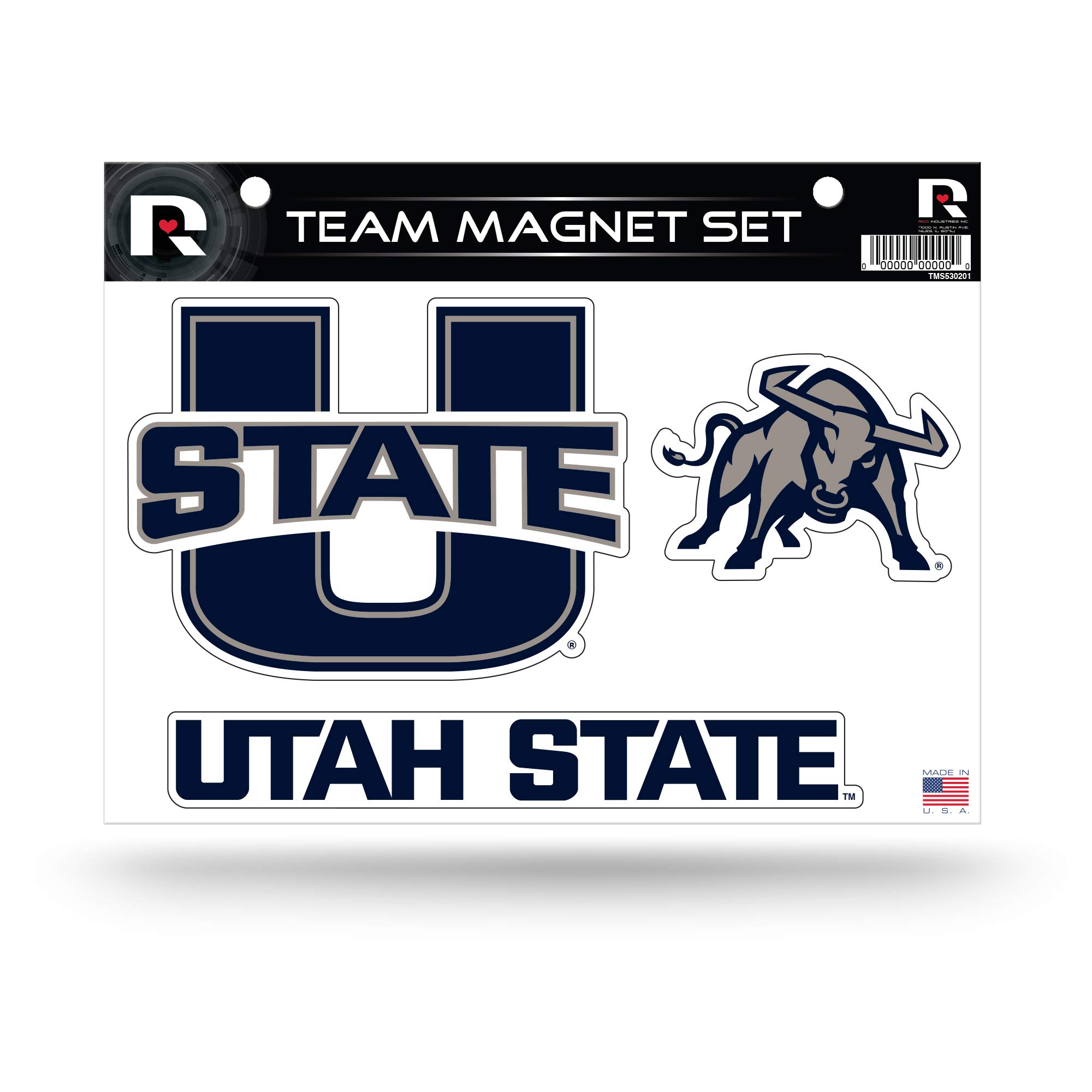 Feuille magnétique NCAA Utah State pour combler le manque de déco de Fan
