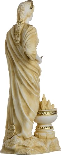 Miniatura 6 de BEAUTIFUL GREEK STATUES Hestia Goddess of The Hearth, Home Family y The State Statue - Tono dorado de 6.69 pulgadas