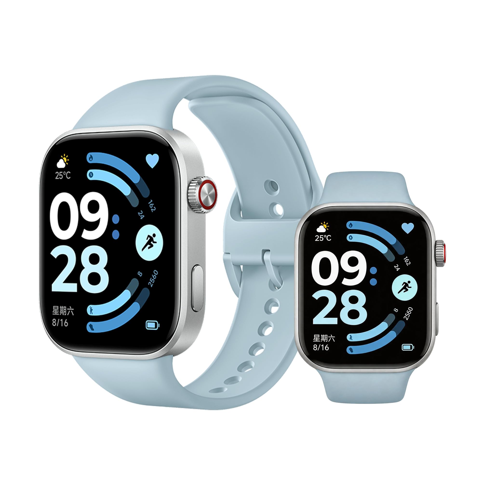 XIAOMI REDMI Watch 6 Smart Watch GPS 5ATM 24-Day Battery 2.07" AMOLED | 2.07" 2000-nit AMOLED, Up to 24-day battery, GPS + 5ATM, HR/spO2/stress/sleep tracker. Works with iOS Android