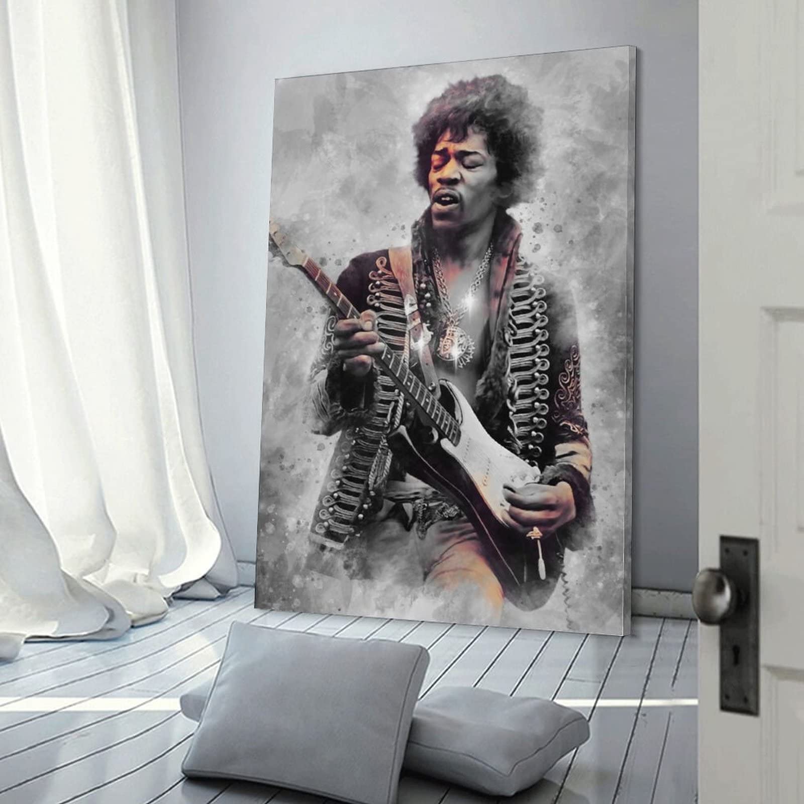 ☆新品A1サイズ手描きアートポスター半光沢紙プリントジミ・ヘンドリックス ☆新品A1サイズ手描きアートポスター半光沢紙プリントジミ