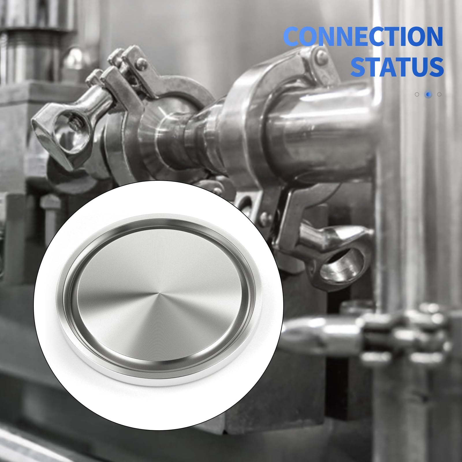 5 pièces Embout sanitaire compatible avec bride àCollier Tri-Clamp en acier inoxydable 304, raccord pour tube de 2" de diamètre extérieur (51 mm de diamètre extérieur)