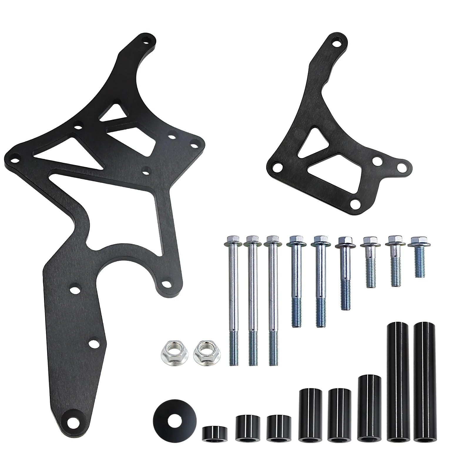 Motor Enginel Repair Bracket Stand Front Right Eng FIt for Chevrolet Truck FIt for SUV Engines Engine Serpentine Alternator Bracket(Black)